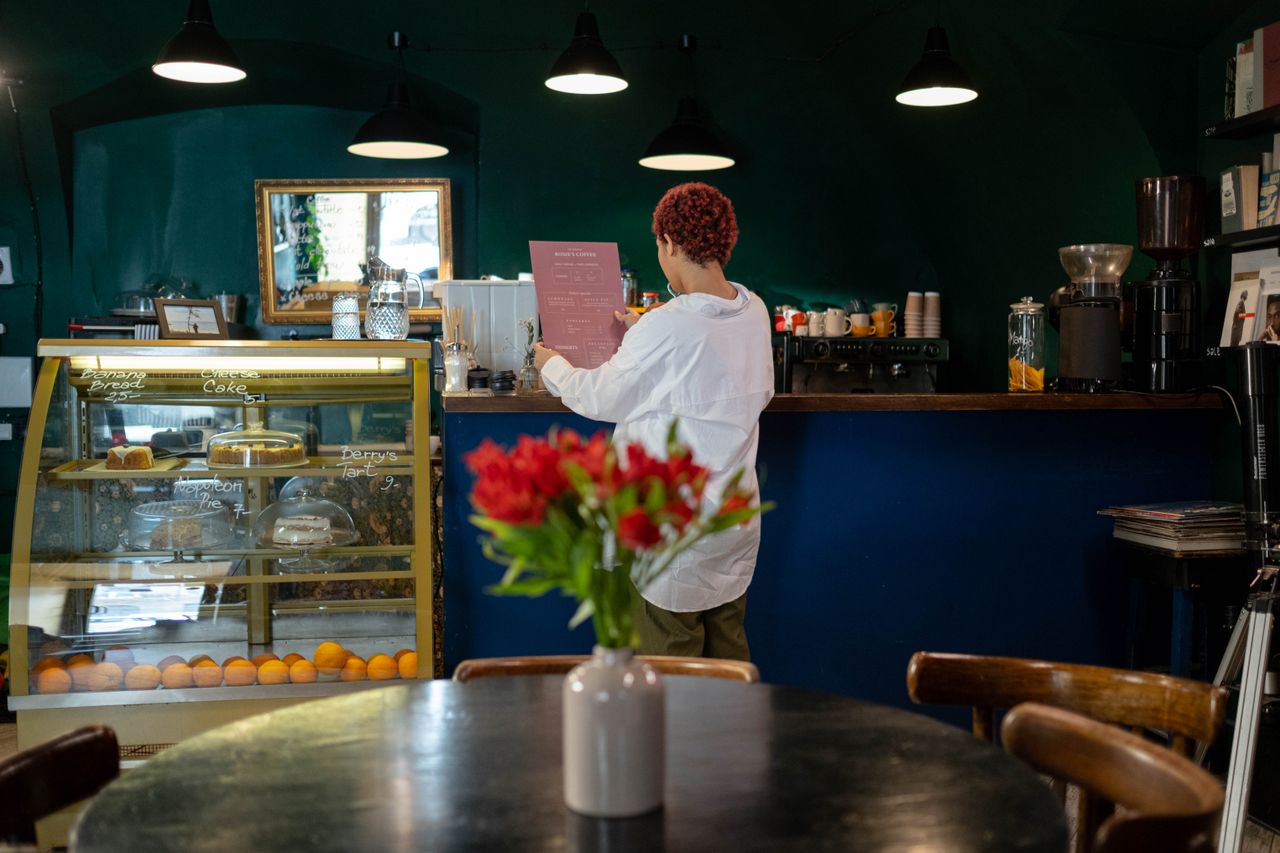 Modern Cafe Seating